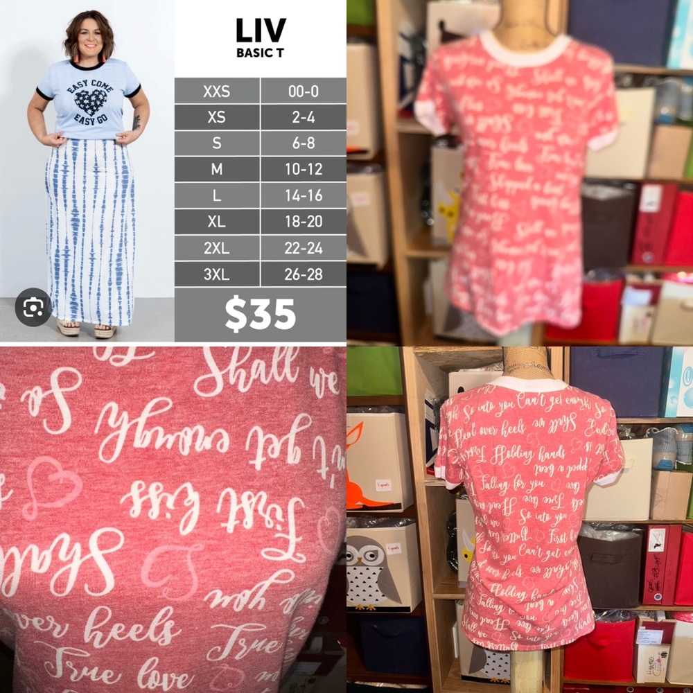 ❤️💋 LULAROE LIV TEE